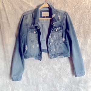 Jean cropped Jacket